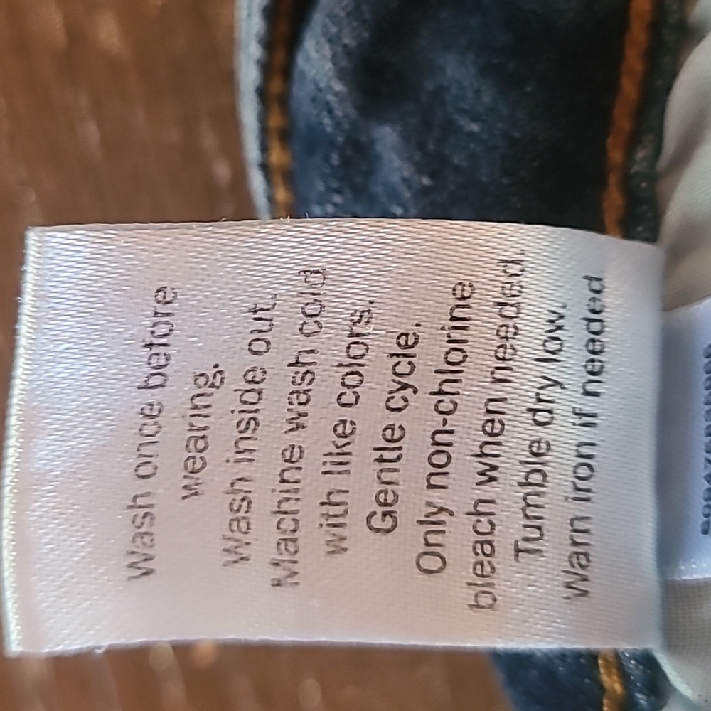 SO Women's Boot Cut Low Rise  Classic Blue Jeans 7/28 - Picture 8 of 9